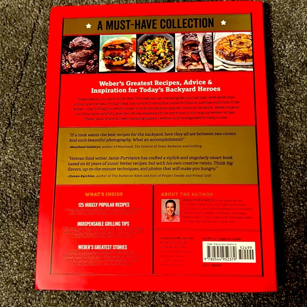 Cookbook:  Weber’s Greatest Hits - 125 Recipes for Every Grill